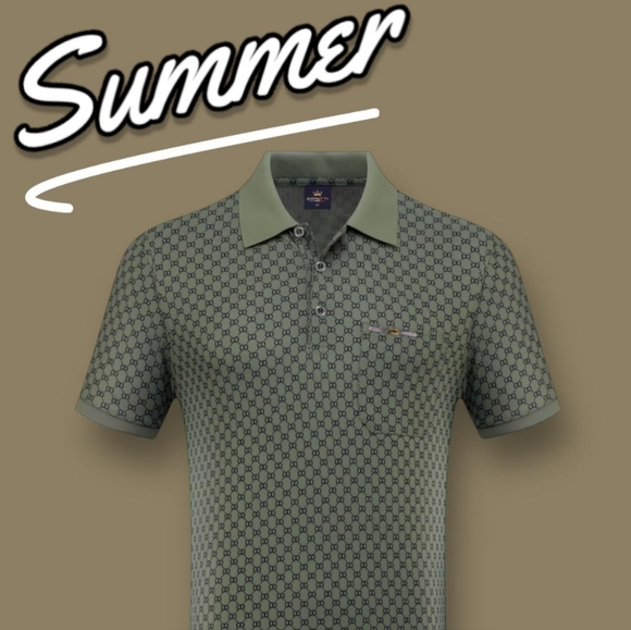 MEN MODERN FIT SUMMER POLO SHIRT - Picture 2 of 2